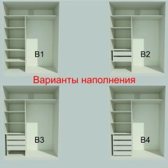 Шкаф-купе 1500 серии NEW CLASSIC K2+K2+B2+PL2(2 ящика+1 штанга+1 полка) профиль «Капучино» в Челябинске - chelyabinsk.mebel24.online | фото 7