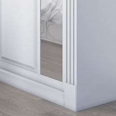 Шкаф-купе 2150 серии NEW CLASSIC K6Z+K1+K6+B22+PL2(по 2 ящика лев/прав+1 штанга+1 полка) профиль «Капучино» в Челябинске - chelyabinsk.mebel24.online | фото 5
