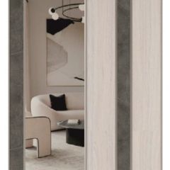 Шкаф-купе 2250 серии SILVER S5+S1+S5 B22+PL2 (по 2 ящика лев/прав+1 штанга+1 полка) профиль «Серебро» в Челябинске - chelyabinsk.mebel24.online | фото 10