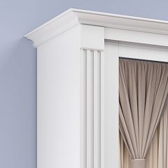 Шкаф-купе 2450 серии NEW CLASSIC K1+K1+K1+B22+PL4 (по 2 ящика лев/прав+F обр.штанга) профиль «Капучино» в Челябинске - chelyabinsk.mebel24.online | фото 4