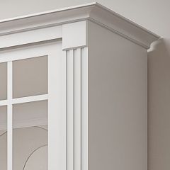 Шкаф-купе 2450 серии NEW CLASSIC K5+K5+K5+B22+PL3 (по 2 ящика лев/прав+1 штанга+1полка) профиль «Капучино» в Челябинске - chelyabinsk.mebel24.online | фото 4