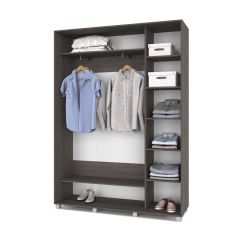 РОЛАНД Шкаф-купе Анкор темный (450*1600) Р461 в Челябинске - chelyabinsk.mebel24.online | фото 3
