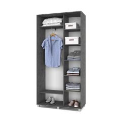 РОЛАНД Шкаф-купе Камень темный (450*1100) Р411 в Челябинске - chelyabinsk.mebel24.online | фото 2