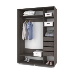 РОЛАНД Шкаф-купе с зеркалами Анкор темный (600*1500) Р653 в Челябинске - chelyabinsk.mebel24.online | фото 4