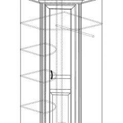Шкаф угловой №562 "Алиса" (угол 875*875) в Челябинске - chelyabinsk.mebel24.online | фото 2