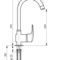 Смеситель MS-006 в Челябинске - chelyabinsk.mebel24.online | фото 2