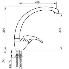 Смеситель MS-007 в Челябинске - chelyabinsk.mebel24.online | фото 2