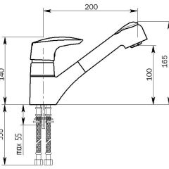 Смеситель MS-010 в Челябинске - chelyabinsk.mebel24.online | фото 2