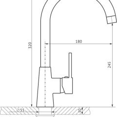 Смеситель MS-014 в Челябинске - chelyabinsk.mebel24.online | фото 2