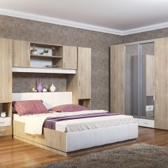 Спальный гарнитур Линда (модульный) в Челябинске - chelyabinsk.mebel24.online | фото 2