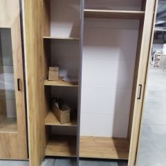 Спальный гарнитур МСП-1 (Модульный) Дуб золотой/Камень темный в Челябинске - chelyabinsk.mebel24.online | фото 16