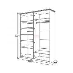 Спальный гарнитур Ольга-13 (модульный) в Челябинске - chelyabinsk.mebel24.online | фото 31