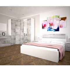 Спальный гарнитур Сорренто EVO (модульный) в Челябинске - chelyabinsk.mebel24.online | фото 3