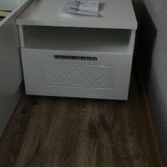 Спальный гарнитур Тиффани (БЕЛЫЙ ТЕКСТУРНЫЙ/БЕЛЫЙ) в Челябинске - chelyabinsk.mebel24.online | фото 4