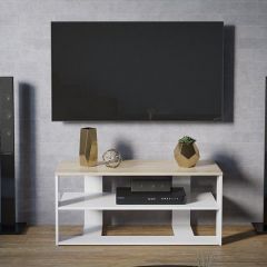 Стеллаж под ТВ Diamond Тип 3 в Челябинске - chelyabinsk.mebel24.online | фото 4
