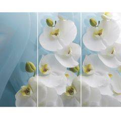Стол Бостон-3 (Белая Орхидея) 1100/1420*700, опора Брифинг в Челябинске - chelyabinsk.mebel24.online | фото 2