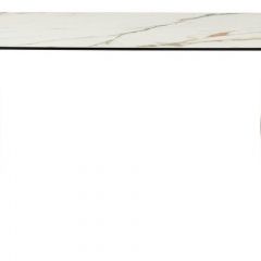 Стол BRONTE 220 KL-188 Контрастный мрамор матовый, итальянская керамика/ Шампань, ®DISAUR в Челябинске - chelyabinsk.mebel24.online | фото 2