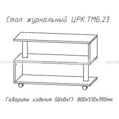 Стол журнальный №23 в Челябинске - chelyabinsk.mebel24.online | фото 4