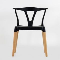 Стул Barneo N-218 Wishbone интерьерный кухонный черный в Челябинске - chelyabinsk.mebel24.online | фото 3