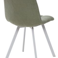 Стул CHILLI SQUARE UF860-11B мятный, ткань/ белый каркас М-City в Челябинске - chelyabinsk.mebel24.online | фото 2