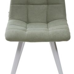 Стул CHILLI SQUARE UF860-11B мятный, ткань/ белый каркас М-City в Челябинске - chelyabinsk.mebel24.online | фото 3