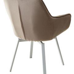 Стул MAVERICK 360 град. поворот. BLUVEL-40 BEIGE/ белый каркас, М-City в Челябинске - chelyabinsk.mebel24.online | фото 9