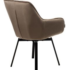 Стул MAVERICK 360 град. поворот. BLUVEL-40 BEIGE/ черный каркас, М-City в Челябинске - chelyabinsk.mebel24.online | фото 2
