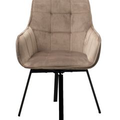 Стул MAVERICK 360 град. поворот. BLUVEL-40 BEIGE/ черный каркас, М-City в Челябинске - chelyabinsk.mebel24.online | фото 3