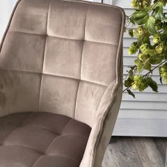 Стул MAVERICK 360 град. поворот. BLUVEL-40 BEIGE/ черный каркас, М-City в Челябинске - chelyabinsk.mebel24.online | фото 6