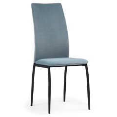 Стул на металлокаркасе Tod light blue / black в Челябинске - chelyabinsk.mebel24.online | фото 3