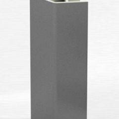 Угловое соединение для цоколя 135 гр. h150 мм (Алюминий, Белый, Черный, Сономаый) в Челябинске - chelyabinsk.mebel24.online | фото