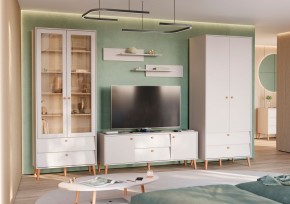 АФИНА Гостиная (модульная) кашемир серый в Челябинске - chelyabinsk.mebel24.online | фото 1