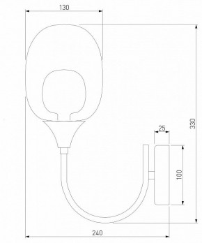 Бра Eurosvet Spritz 70218/1 латунь в Челябинске - chelyabinsk.mebel24.online | фото 4