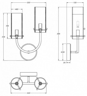 Бра Maytoni Arco MOD223WL-02BS1 в Челябинске - chelyabinsk.mebel24.online | фото 3