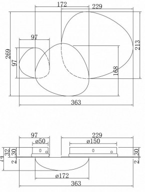 Бра Maytoni Jack-stone MOD314WL-L8G3K в Челябинске - chelyabinsk.mebel24.online | фото 5