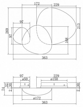 Бра Maytoni Jack-stone MOD314WL-L8N3K в Челябинске - chelyabinsk.mebel24.online | фото 5