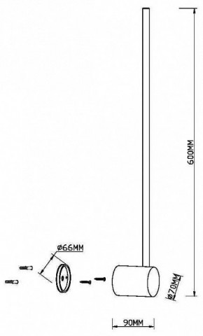 Бра Maytoni Light stick MOD237WL-L6BS3K в Челябинске - chelyabinsk.mebel24.online | фото 4