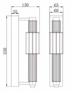 Бра Maytoni Verticale MOD308WL-L9CH3K в Челябинске - chelyabinsk.mebel24.online | фото 3