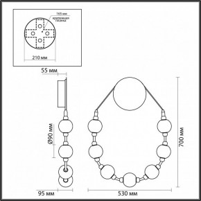 Бра Odeon Light Crystal 5007/25WL в Челябинске - chelyabinsk.mebel24.online | фото 4