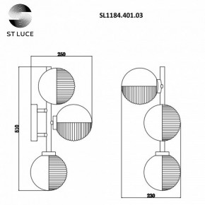 Бра ST-Luce Todo SL1184.401.03 в Челябинске - chelyabinsk.mebel24.online | фото 6