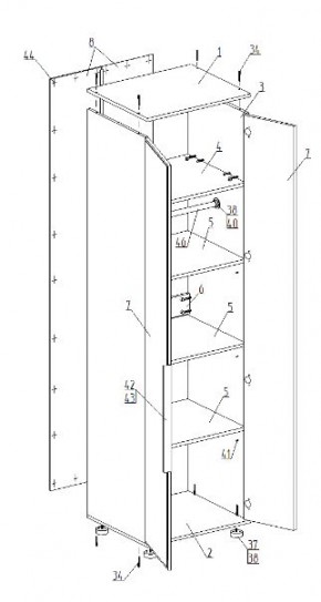 Детская "Лео" (модульная) в Челябинске - chelyabinsk.mebel24.online | фото 9