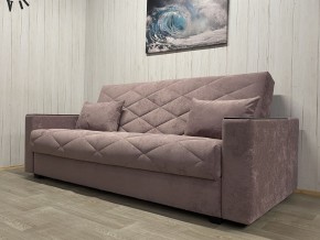 Диван Престиж-15 (НПБ+МДФ) велюр Sensey Elderberry в Челябинске - chelyabinsk.mebel24.online | фото 1