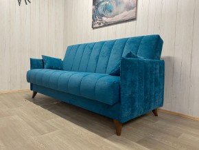 Диван Престиж-3 (НПБ) велюр Sensey izumrud в Челябинске - chelyabinsk.mebel24.online | фото 2