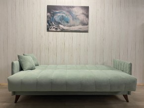 Диван Престиж-3 (НПБ) велюр Sensey mist green в Челябинске - chelyabinsk.mebel24.online | фото 3