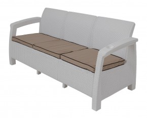 Диван Yalta Premium Sofa 3 Set (Ялта) белый (+подушки под спину) в Челябинске - chelyabinsk.mebel24.online | фото 1