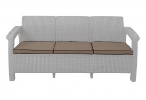 Диван Yalta Premium Sofa 3 Set (Ялта) белый (+подушки под спину) в Челябинске - chelyabinsk.mebel24.online | фото 2