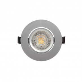 DK3020-CM Встраиваемый светильник, IP 20, 10 Вт, GU5.3, LED, серый, пластик в Челябинске - chelyabinsk.mebel24.online | фото 1