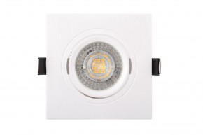 DK3021-WH Встраиваемый светильник, IP 20, 10 Вт, GU5.3, LED, белый, пластик в Челябинске - chelyabinsk.mebel24.online | фото 1