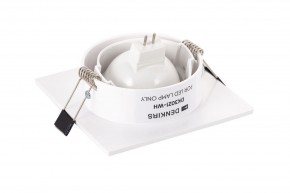 DK3021-WH Встраиваемый светильник, IP 20, 10 Вт, GU5.3, LED, белый, пластик в Челябинске - chelyabinsk.mebel24.online | фото 3