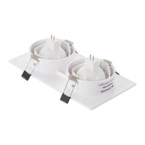 DK3022-WH Встраиваемый светильник, IP 20, 10 Вт, GU5.3, LED, белый, пластик в Челябинске - chelyabinsk.mebel24.online | фото 3